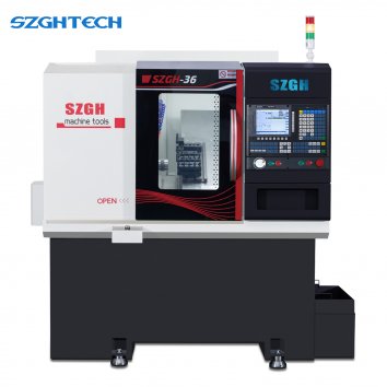 The SZGH-36J CNC lathe is a revolutionary solution in CNC lathe equipment, designed to meet diverse production needs while providing exceptional performance and flexibility. As a high-quality CNC lathe, the SZGH-36J utilizes the independently developed SZGH-880TC controller. The SZGH CNC lathe is capable of both batch production and single-piece machining, making it a must-have for workshops and manufacturing plants in industries such as automotive parts, hardware, electronics, and precision engineering, where reliable CNC lathe performance is paramount.